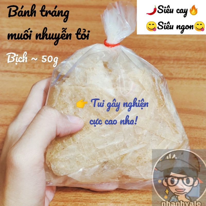 Bánh tráng muối nhuyễn tỏi gây nghiện siêu cay - siêu ngon