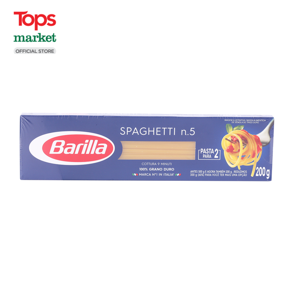 Mì Spaghetti Barilla Sợi Hình Ống 200G - Siêu Thị Tops Market