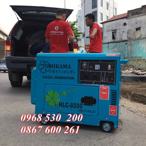 Máy phát điện chạy dầu 7kw tomikama 8500