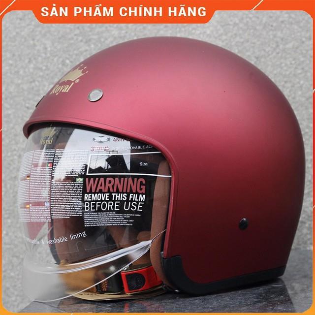 binh giu nhiet lock and lock☃✽  Mũ Bảo Hiểm Royal Kính Âm M139 đỏ đô - Mũ Royal chính hãng BH 12 tháng
