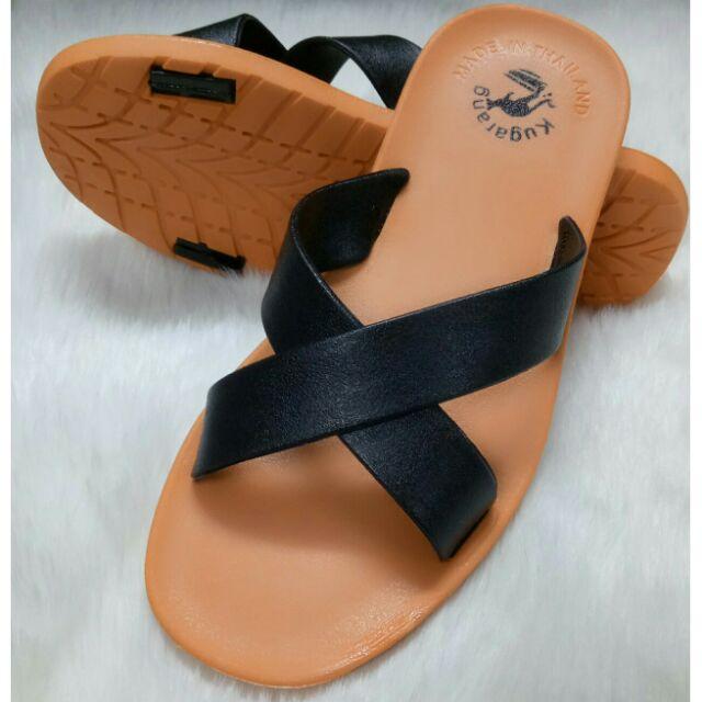 Dép nam quai chéo Thái Đủ màu Xanh dương , Xanh lá , Đen , Đỏ , Nâu