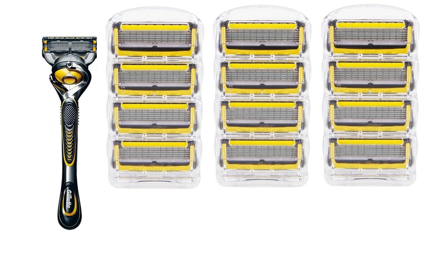 Bộ dao cạo râu và 14 lưỡi dao cạo Râu Gillette Fusion Proshield 5+1 - Nhật bản