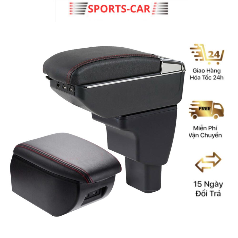 Hộp tỳ tay dành cho huydai i10 đời 2014-2020 - cao cấp