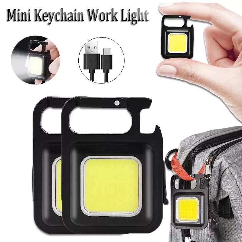 Đèn pin siêu sáng mini có móc khóa đa năng - đèn led mini móc khóa, đèn pin mini, đèn pin với 3 chế độ siêu sáng đèn led nhshop