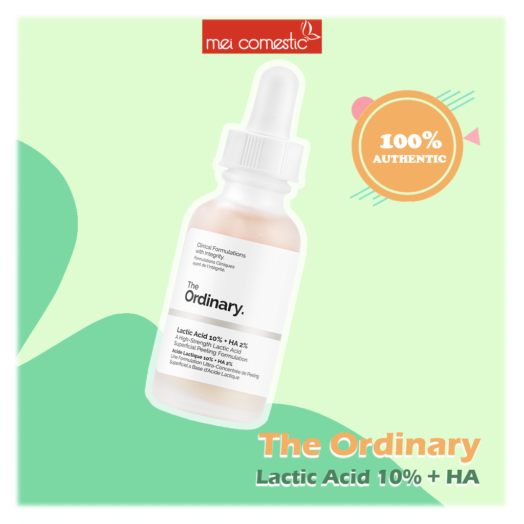 Tinh Chất Tẩy Tế Bào Chết Và Cấp Nước The Ordinary Lactic Acid 10% + HA (30ml)