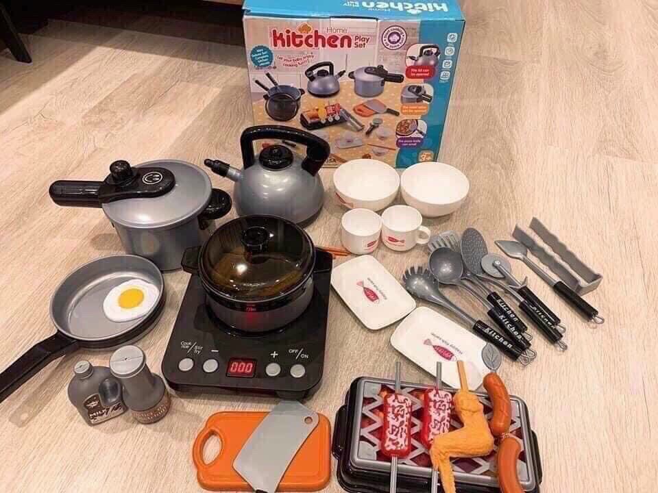 Bộ nấu ăn 36 món kitchen cho bé iu