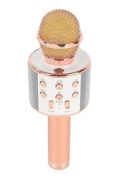 [HCM]Míc karaoke WS-858 Mic Hát Karaoke Bluetooth Không Dây Kèm loa Âm vang Ấm mic hát karaoke cầm tay mini micro hát trên xe hơi mic hát karaoke hay nhất hiện nay