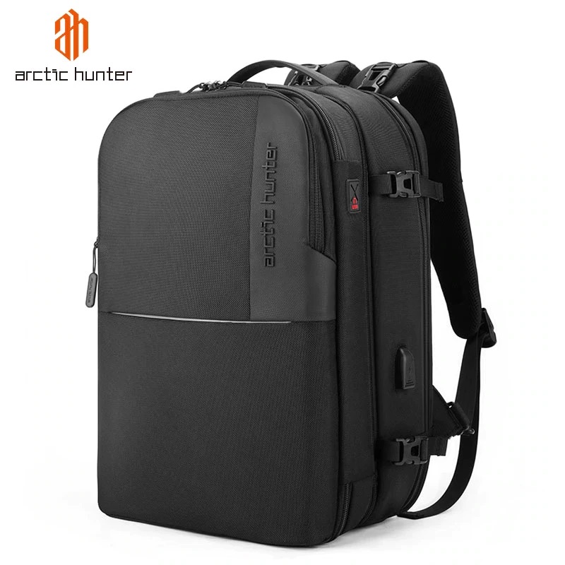 Balo Cao Cấp Chính Hãng Balo Laptop Arctic Hunter B00382 chống nước, sức chứa cực lớn, có thể tách rời thành 2 balo nhỏ, có cổng USB, tai nghe