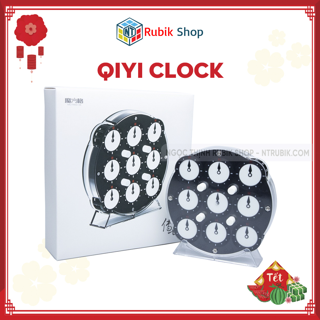 Rubik qiyi clock 208 viên nam châm 2020