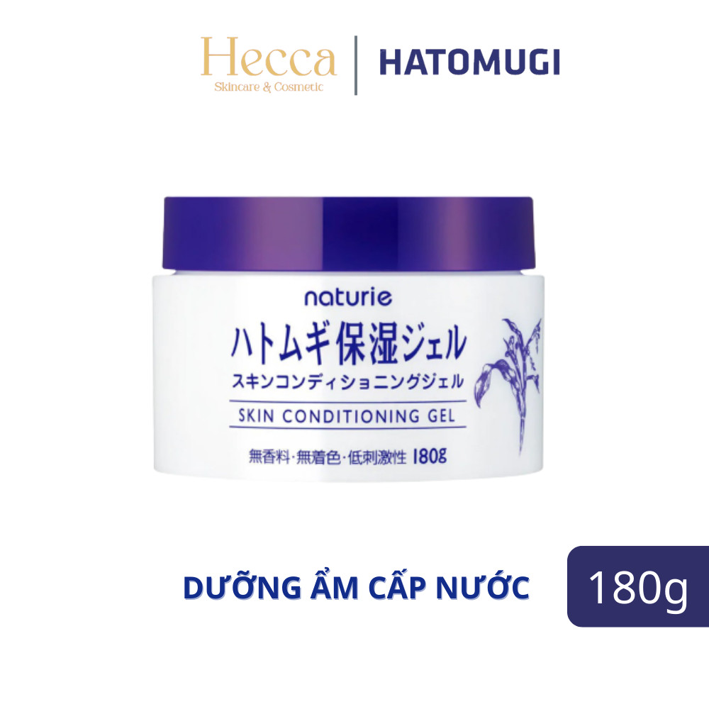Kem Dưỡng Ẩm Trẻ Hoá Da Ý Dĩ Naturie Skin Conditioning Gel 180g Nhật Bản - Hecca