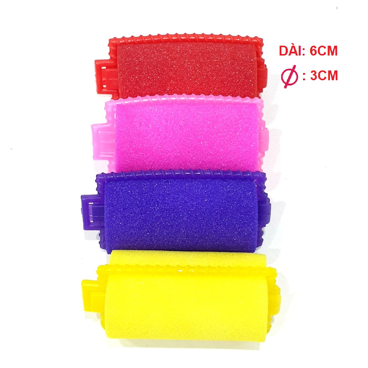 Combo 2 cái lô mút tạo kiểu tóc nữ 6cm x 3 cm mut13