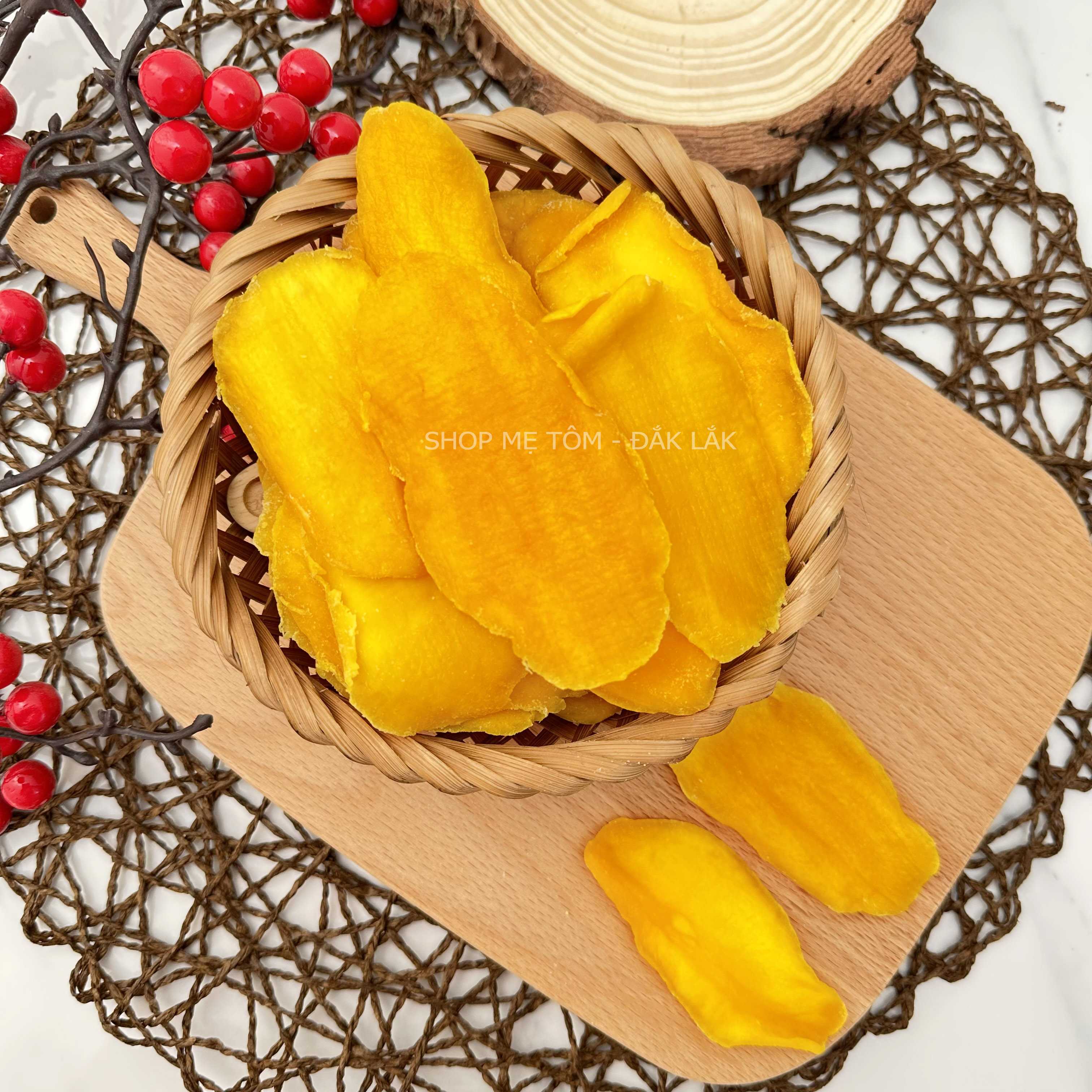 XOÀI SẤY DẺO TỰ NHIÊN LOẠI 1 THƠM NGON