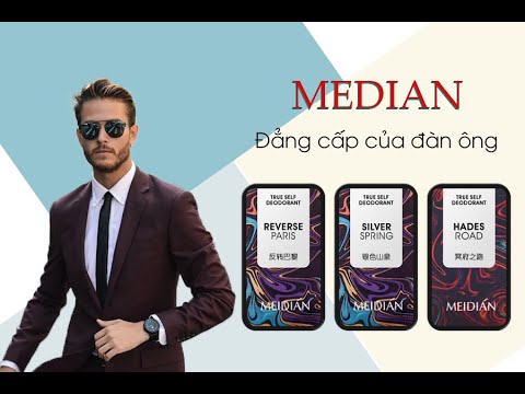 Nước hoa khô Nam cao cấp dạng sáp MEDIAN (set 3 mùi) chính hãng Unisex ngọt nhẹ, thơm lâu