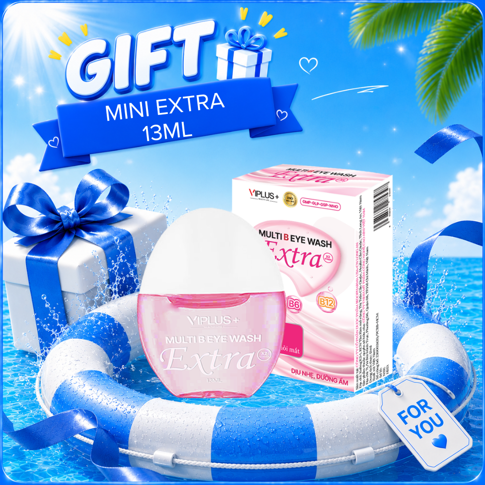 [GIFT] Combo 1 Chai Nước Rửa Mắt Extra MInisize 13ml