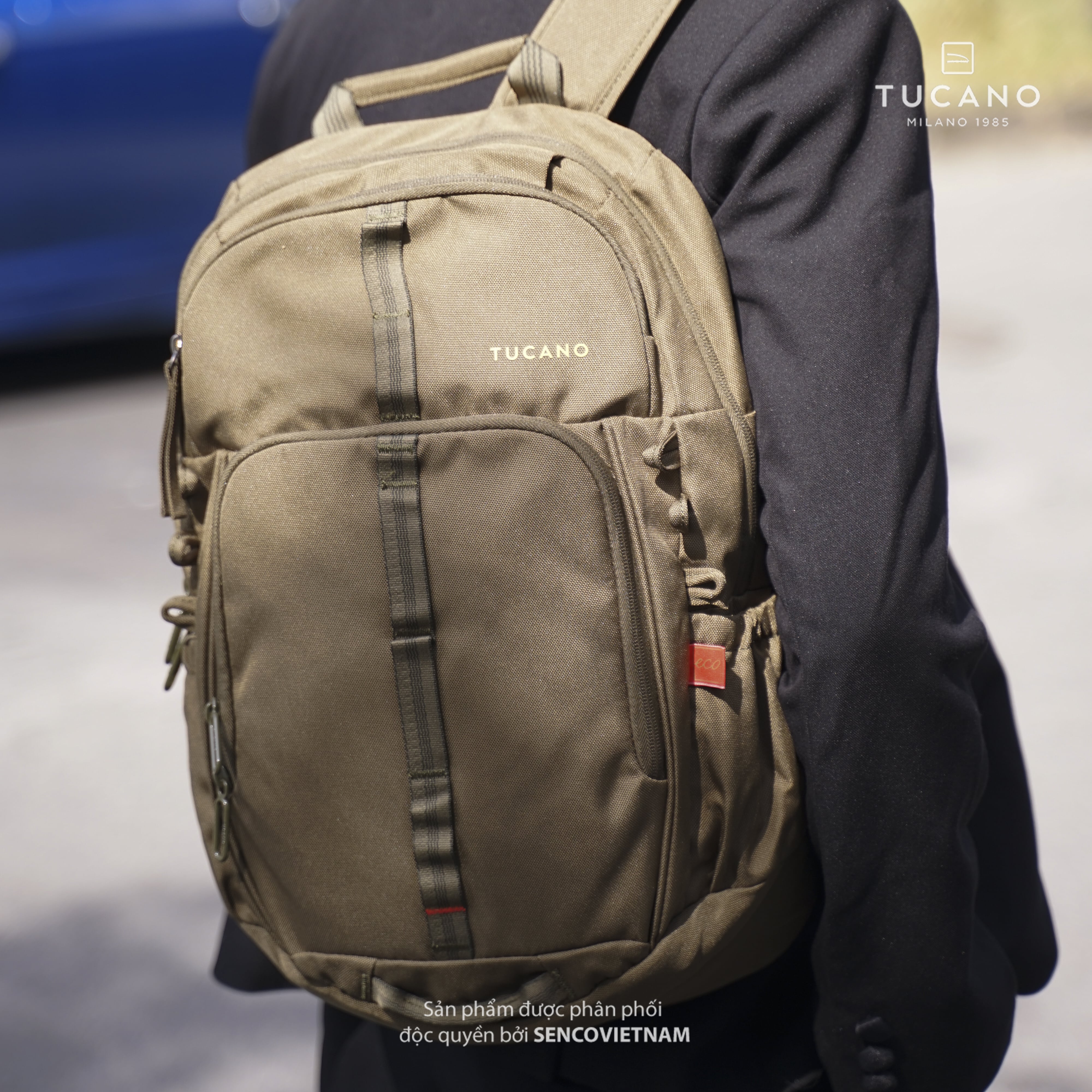 Balo Tái Chế Tucano Ring Eco 16 inch