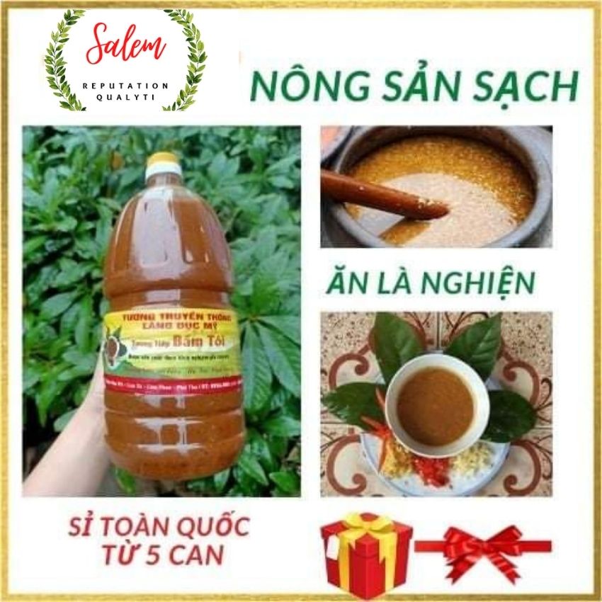 Tương bần - đặc sản tương nếp cổ truyền làng dục mỹ - cao xá - phú thọ. được sản xuất theo kinh nghiêm gia truyền, tương ngon, tương bần ngon,tương nếp bầm tôi.chai 2000ml.