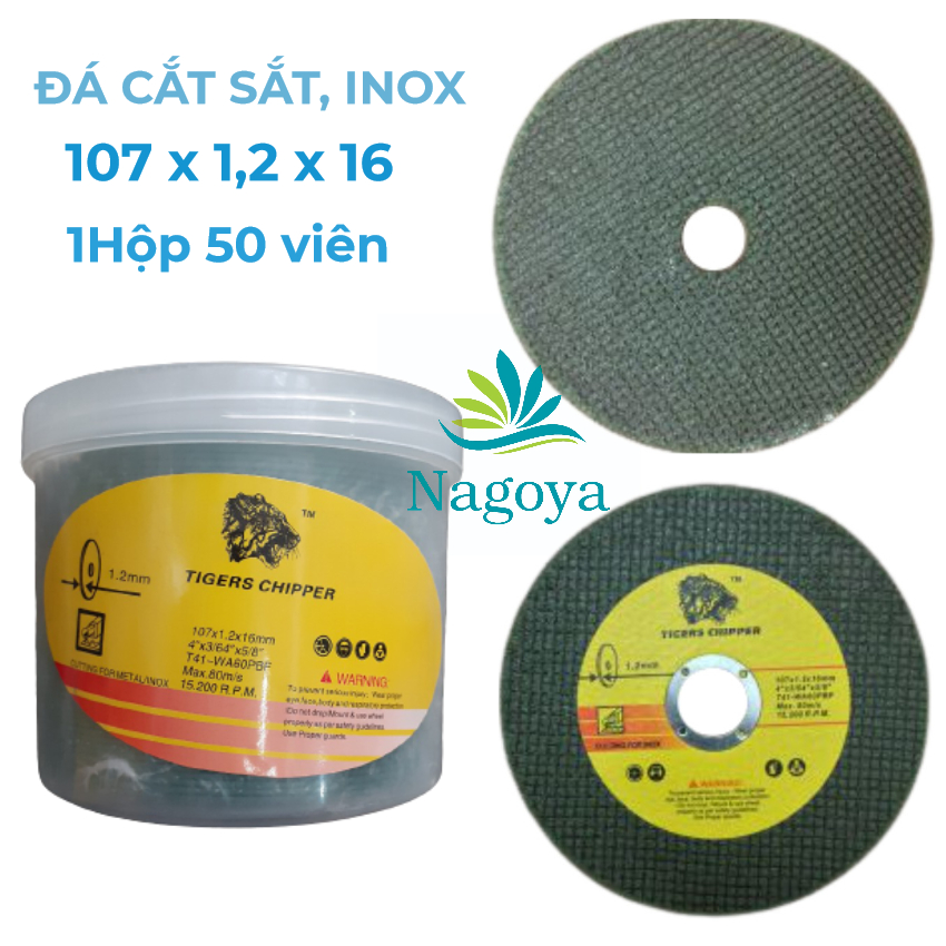 Đá cắt sắt, kim loại, inox, thép tiger chipper 1 tất