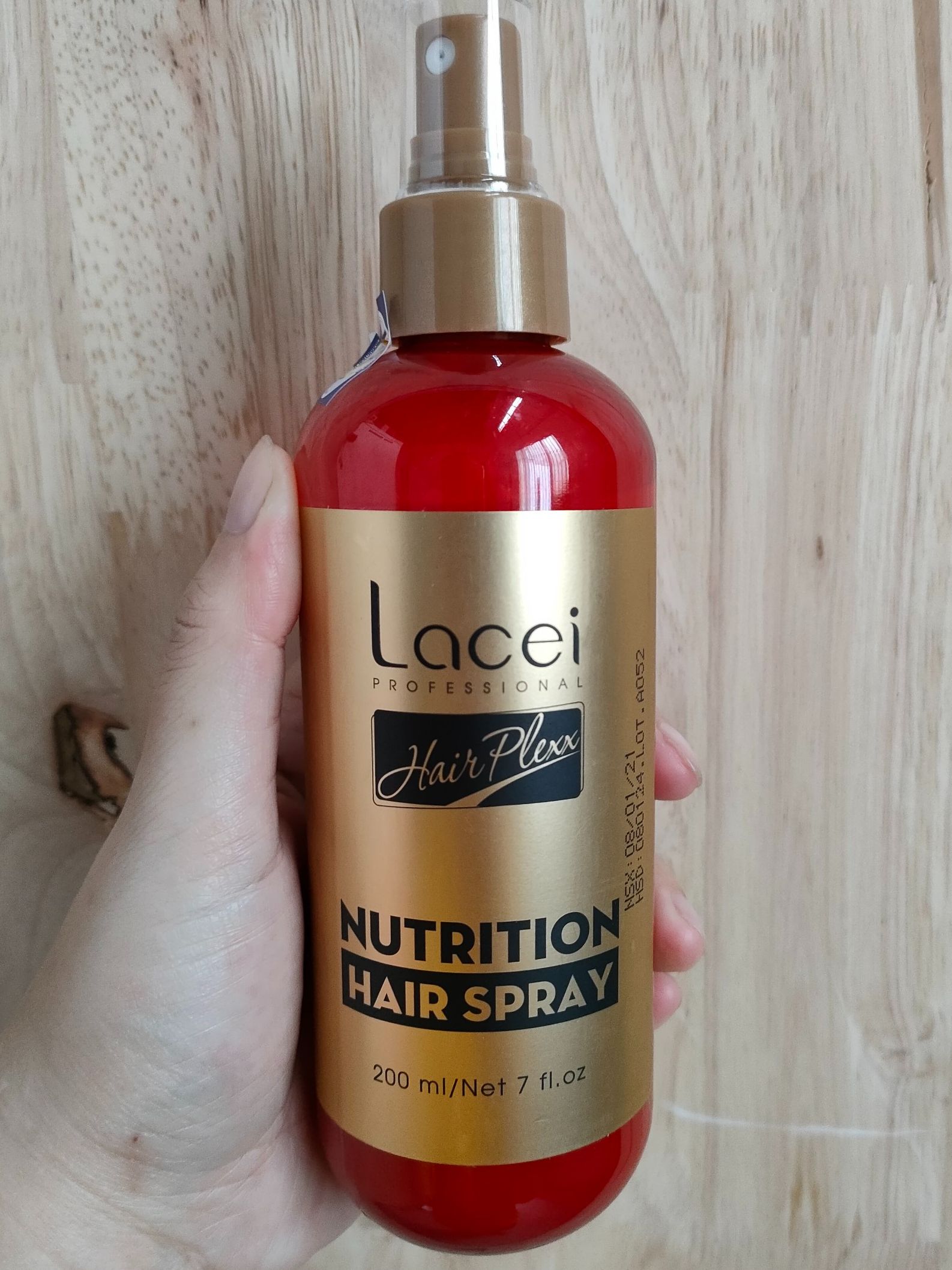 Sữa dưỡng phục hồi tóc lacei hairplexx 200ml đỏ