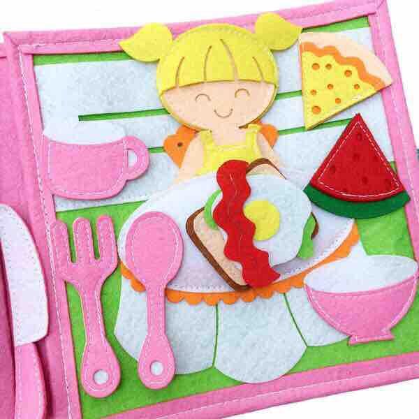 Bộ nguyên liệu làm sách vải