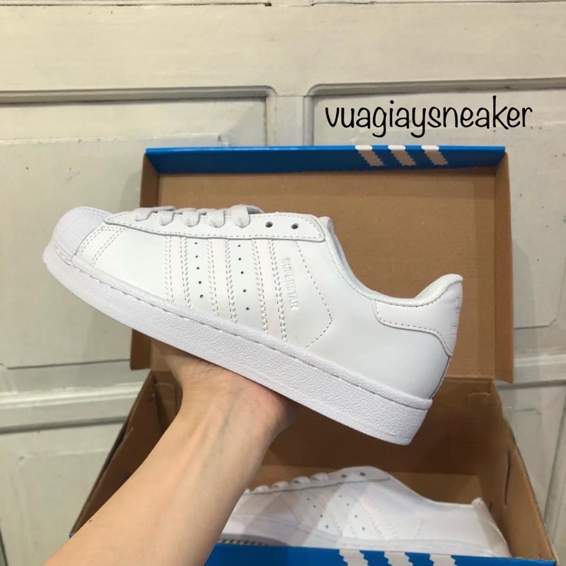 🔥Ảnh thật🔥 Giày thể thao sneaker super star trắng full