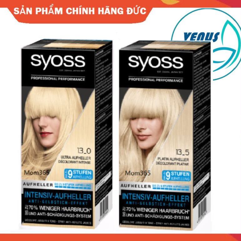 Thuốc tẩy tóc lighteners syoss đức 13-5, 13-0 - hàng nội địa đức đi air