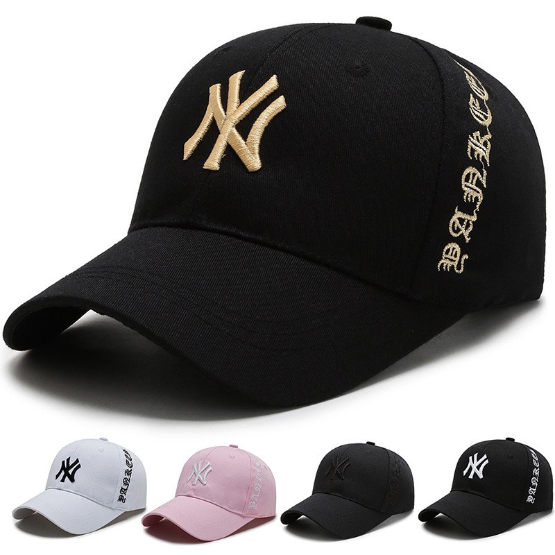 {🆂🅰🅻🅴 🅻Ớ🅽} Mũ lưỡi trai thêu chữ NY,nón dành cho nam nữ,chống nắng