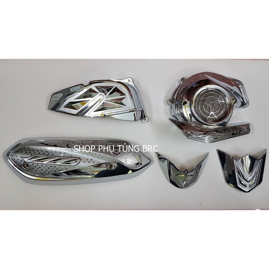 Combo 5 món ốp trang trí xe LATTE