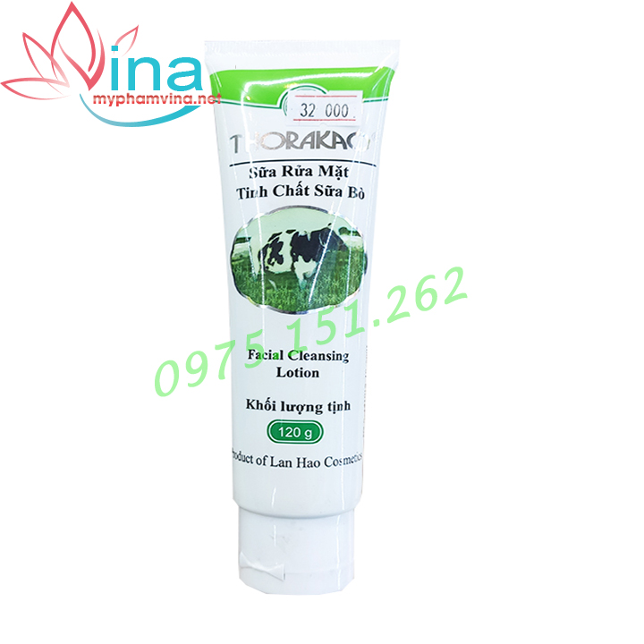 [HCM]SỮA RỬA MẶT TINH CHẤT SỮA BÒ THORAKAO 120ML