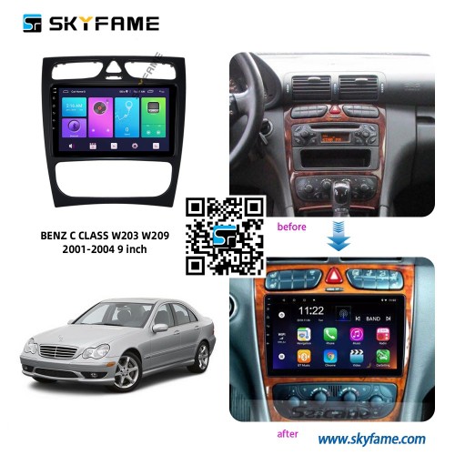 Mặt dưỡng cho xe mercedes c class w203 w209 2001-2004 có zack nguồn
