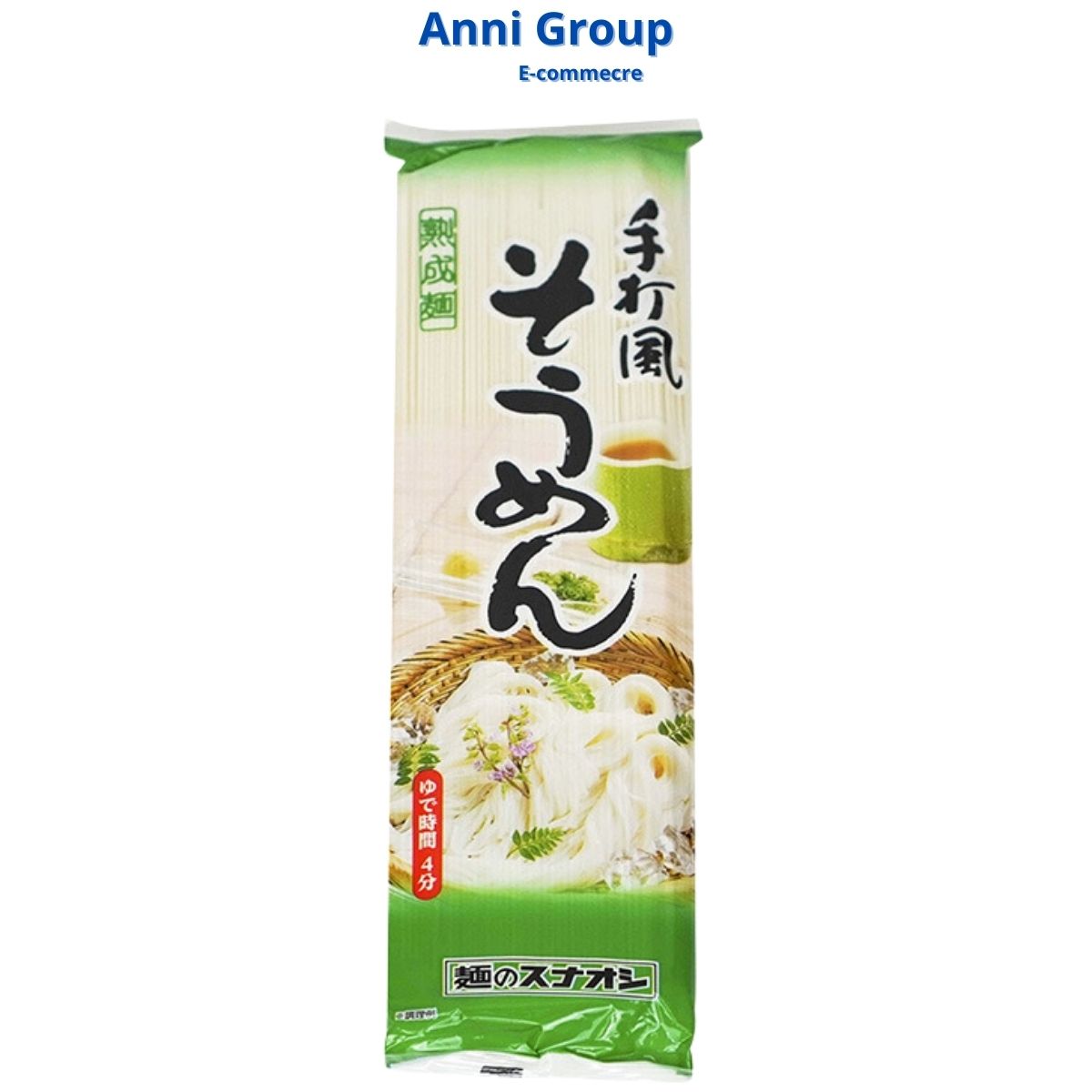 Hcm - mì somen nhật bản hiệu men sunaoshi 200g - sợi mì somen dùng trong món nhật bản - anni group