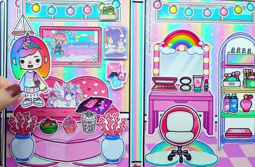 CandyHome Paper -Ngôi nhà búp bê giấy Nhân Vật búp bê giấy