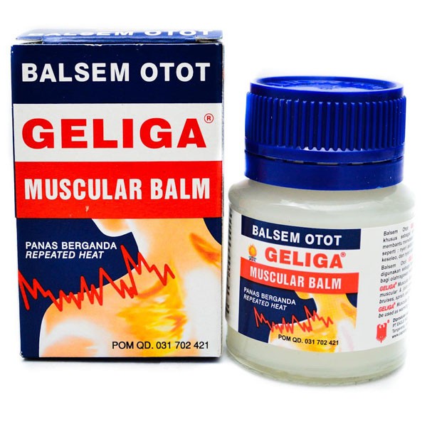 [HÀNG CHÍNH HÃNG] 2 CHAI DẦU CÙ LÀ LỬA - GELIGA MUSCULAR BALM