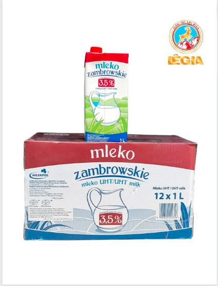 Sữa tươi nguyên kem Mleko Zambrowskie 1L Siêu Ngon Gía Siêu Rẻ