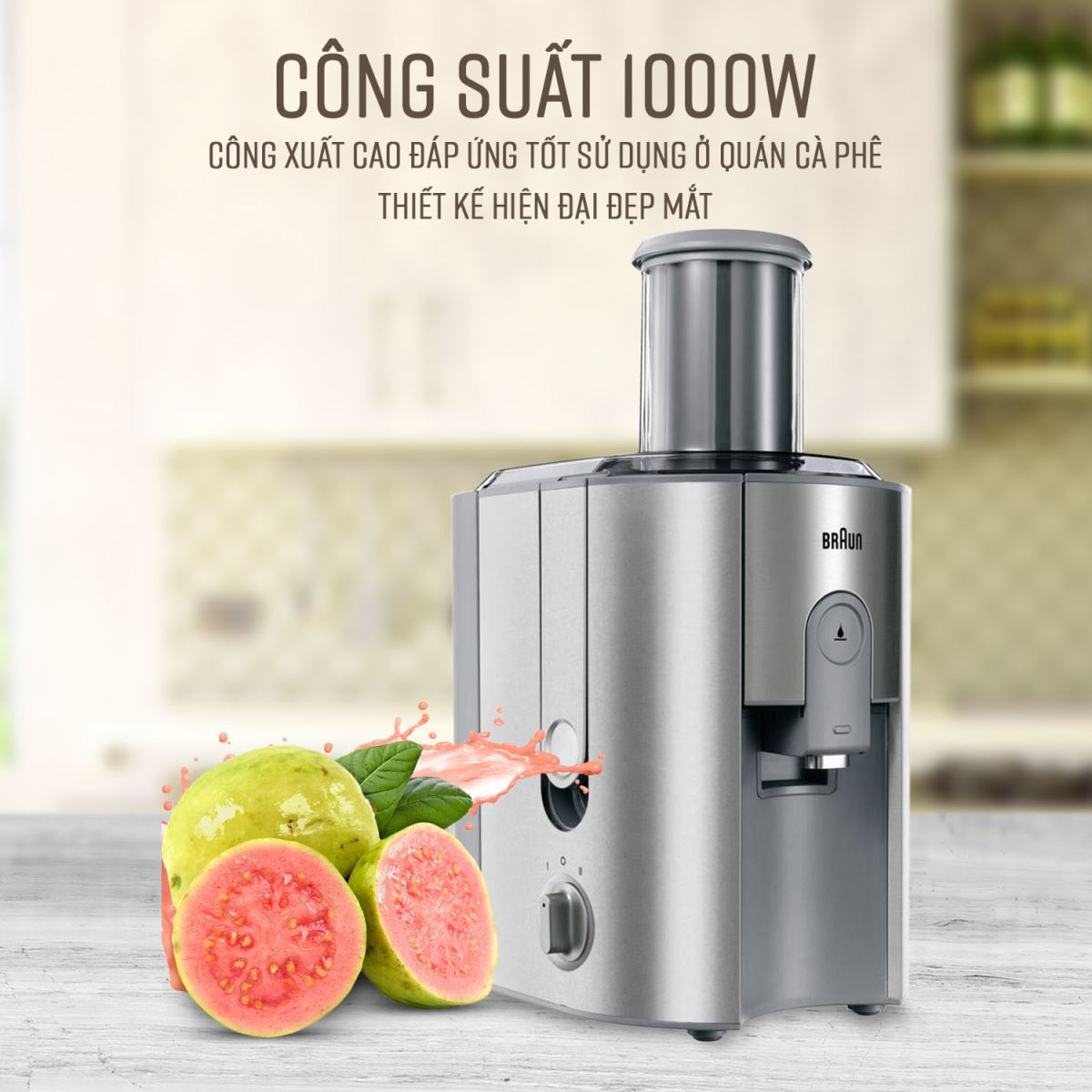 Máy ép trái cây braun j700 - thương hiệu chlb đức