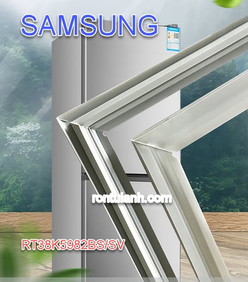 Ron cửa cho tủ lạnh samsung model rt38k5982bs/sv