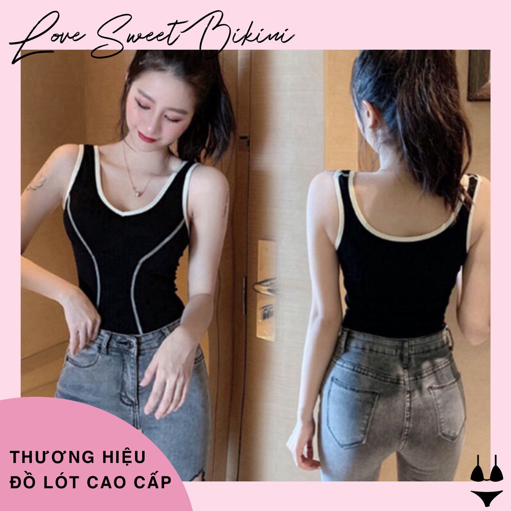 Áo bra thun cotton có đệm ngực chiết eo 2056 , chất liệu mềm nhẹ, thoáng mát mang lại cảm giác nhẹ nhàng cho bạn khi mặc, thấm hút mồ hôi