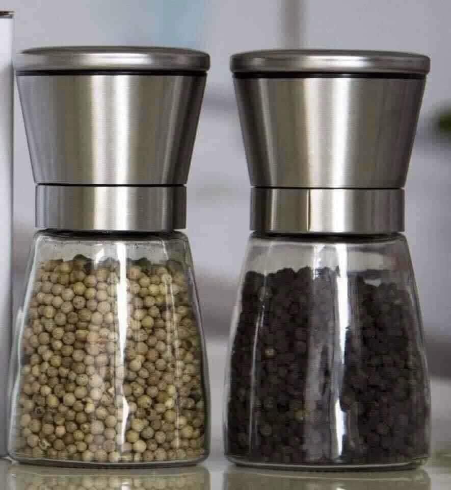 Xay tiêu inox 304 xoay tay