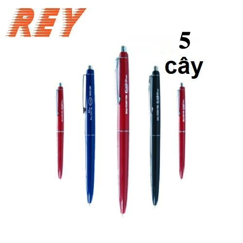 Giao hỏa tốc combo 5 bút bi bấm thiên long ngòi 0.5mm tl-031