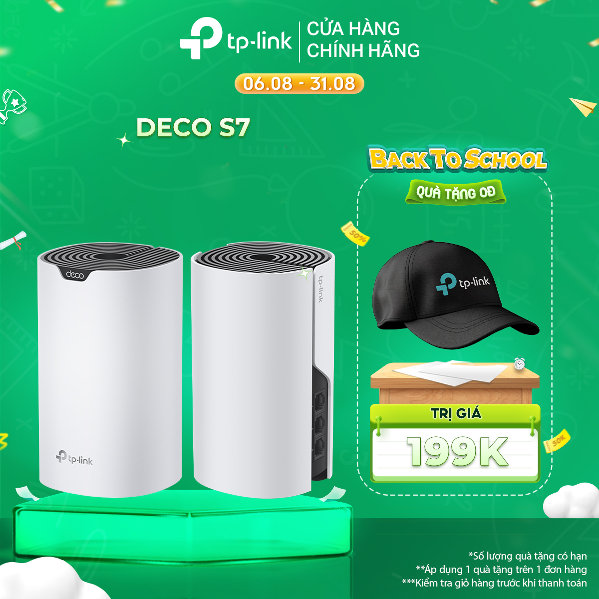 Bộ phát wifi mesh tp-link deco s7 chuẩn ac1900