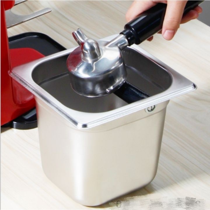 Khay đập bã cà phê - hộp đập bã cà phê - coffee knock box kích thước cao 10~15cm