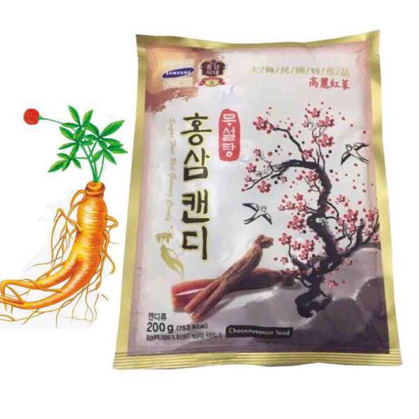 Kẹo hồng sâm cành đào hàn quốc 200gr