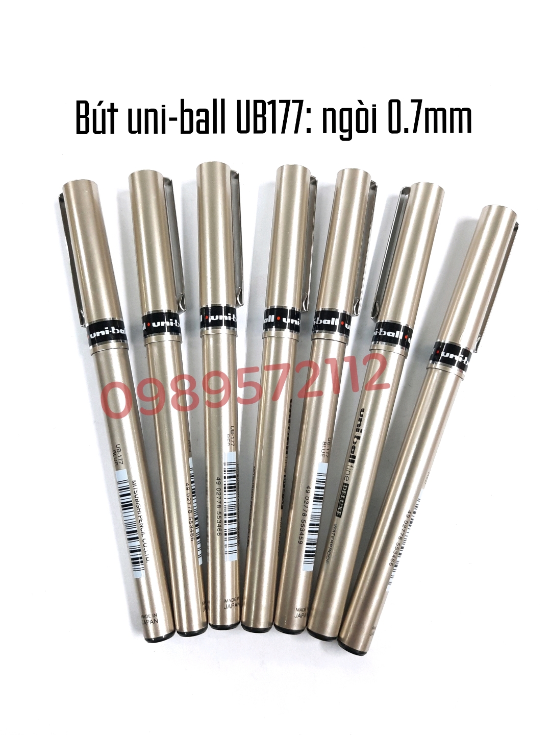Bút ký Uni-Ball UB177 ngòi 0.7mm (1 cái).