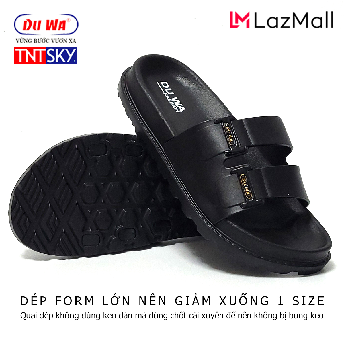 Dép nam, nữ quai ngang siêu nhẹ DUWA - Hàng chính hãng - LD301