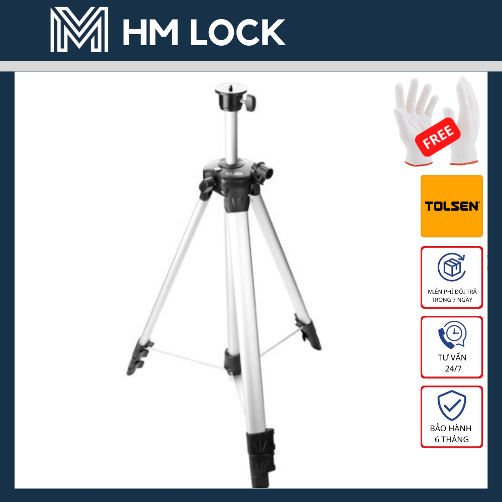 Chân máy cân mực laser tolsen 35165 - hàng chính hãng - hm lock