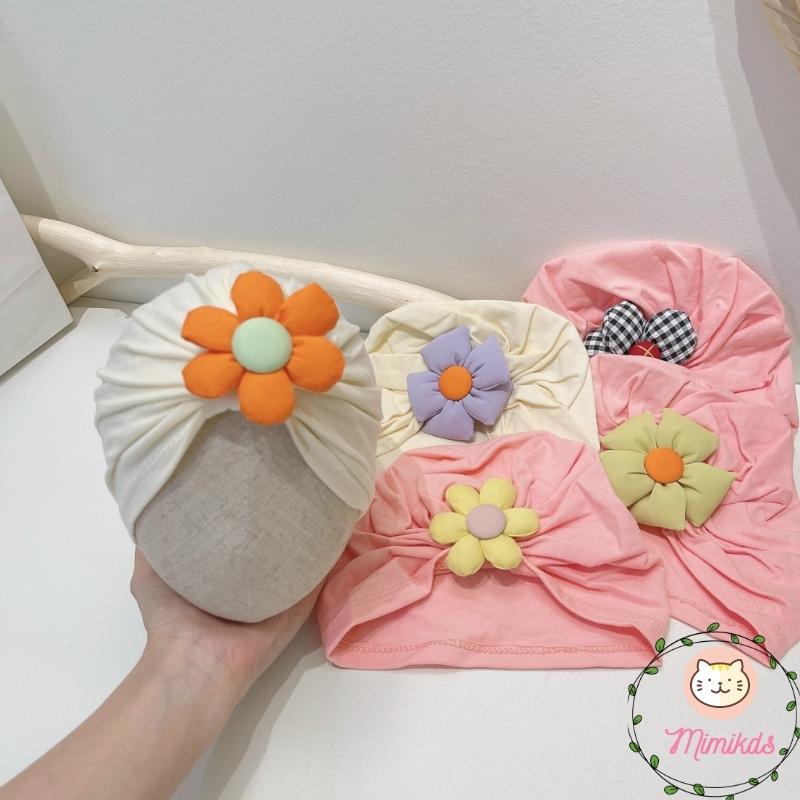 Mũ nón turban nơ cho bé gái 6-24m mtb92 mimikids