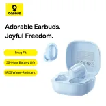 Tai nghe không dây Baseus BD1 TWS True Wireless Super Bass P55 chống nước, tai nghe nhét tai mini & di động, vừa vặn