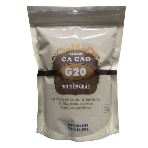 Bột cacao organic nguyên chất 500gr