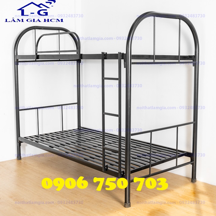 Giường tầng sắt ống tròn mới rẻ - giao nhanh trong ngày