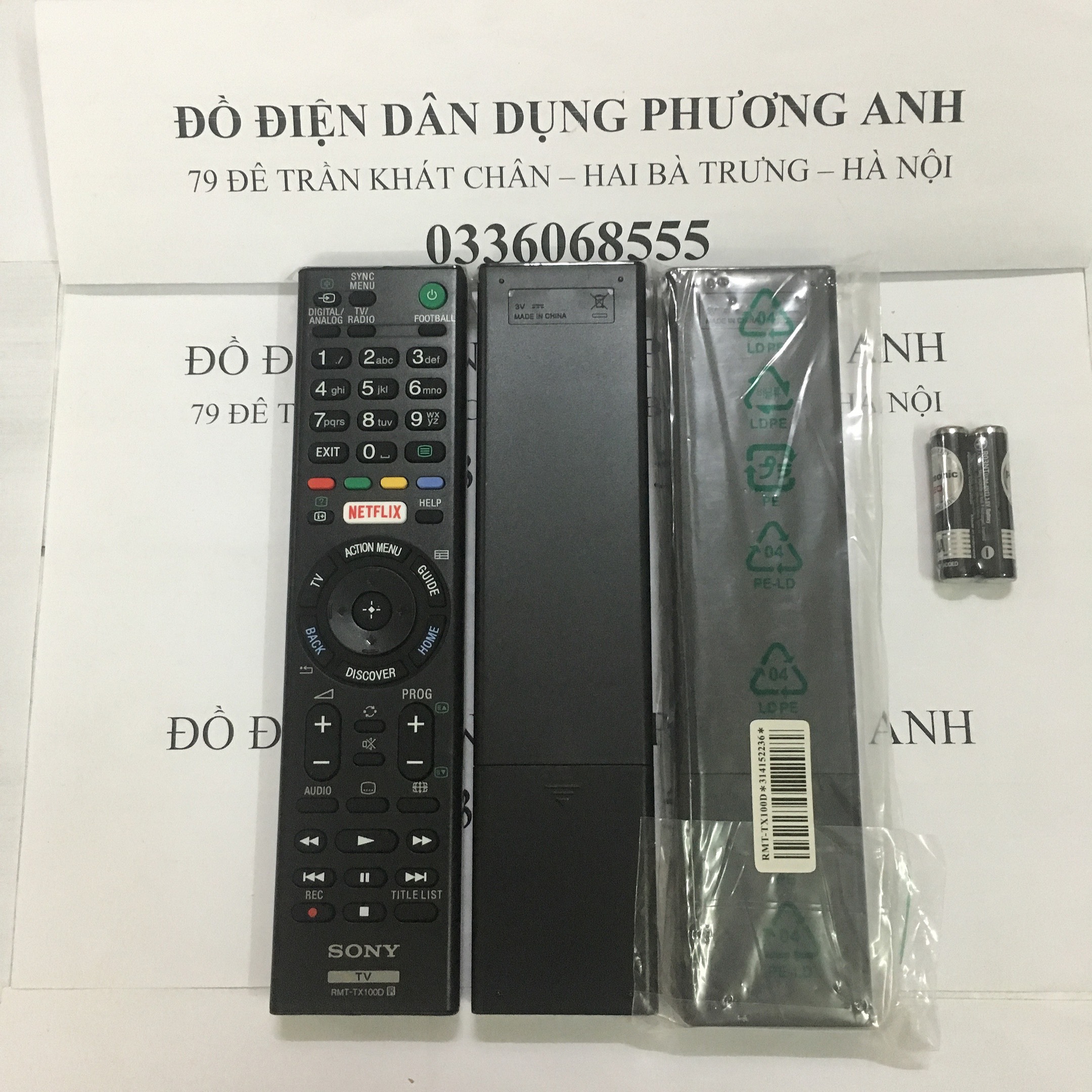 ĐIỀU KHIỂN SONY 43W750D HÀNG CÔNG TY (TƯƠNG THÍCH VỚI TẤT CẢ SMART TV SONY)