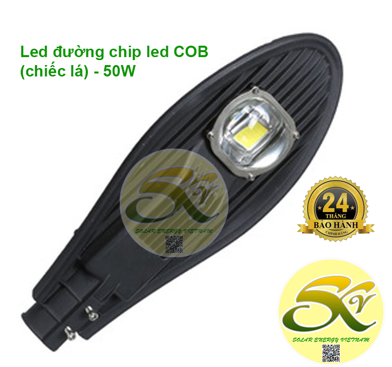 Led đường chip led cob - led chiếc lá 50w và 100w